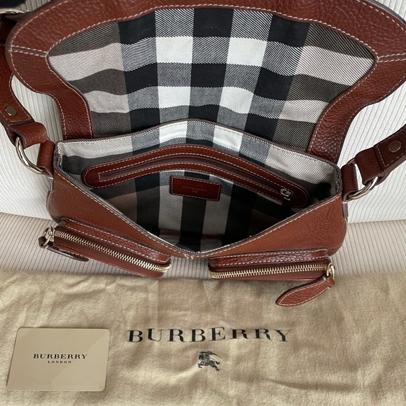 Burberry London Leather Shoulder Bag - Picture 5 of 9